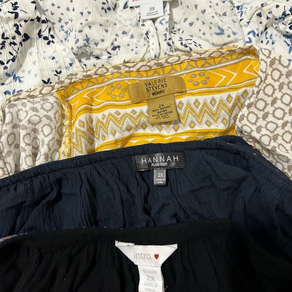 2X Plus Size Ladie's Tops Blouses Lot Of 12 Catherine’s Calvin Klein - Picture 8 of 11